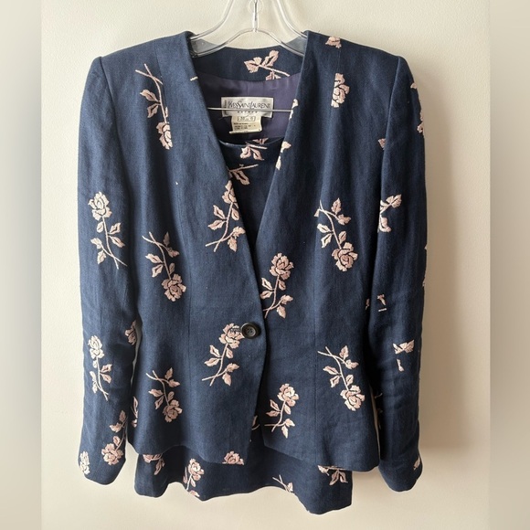 Vintage YSL Skirt Set - Picture 1 of 6